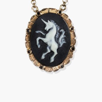 Collier Camée Licorne