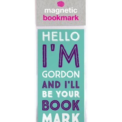 Gordon Funny Magnetic Bookmark