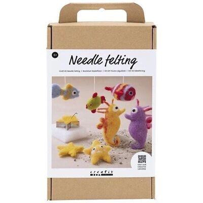 Carded Wool Beginner Kit - Animals in the water