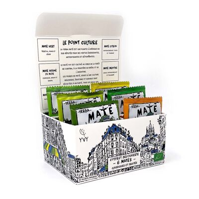 Organic Maté Discovery Box - 42 natural sachets | Maté Tea Box | Complete range