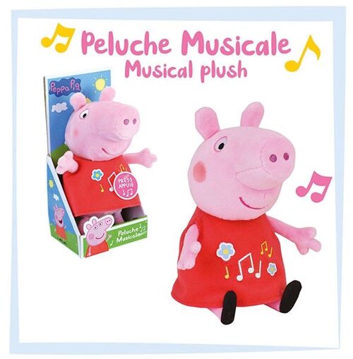 Peppa Pig peluche musicale 20 cm