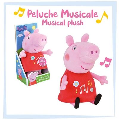 Peppa Pig peluche musicale 20 cm