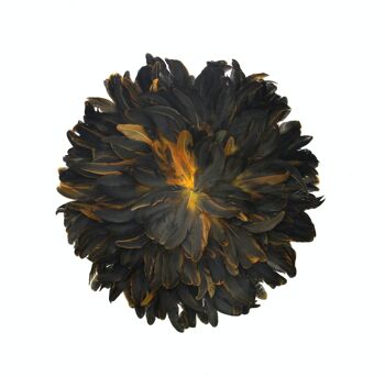 JUJUHAT DECO MURALE PLUME DE COQ DIAMETRE 50CM 1