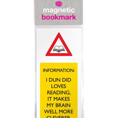Brain More Cleverer Funny Magnetic Bookmark