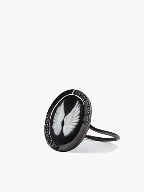 Wings Cameo Ring