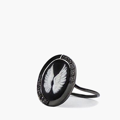 Wings Cameo Ring