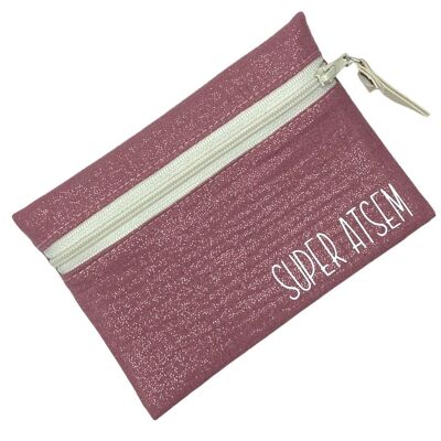 Estuche S, "Super ATSEM", rosa brillante