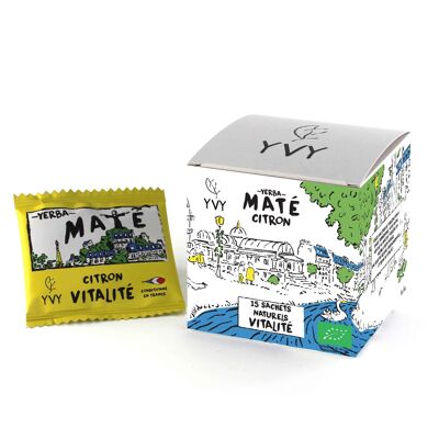Organic Lemon Mate Tea - 15 natural bags