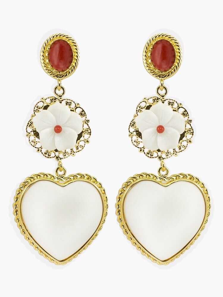 Mamma Mia Korallenohrringe