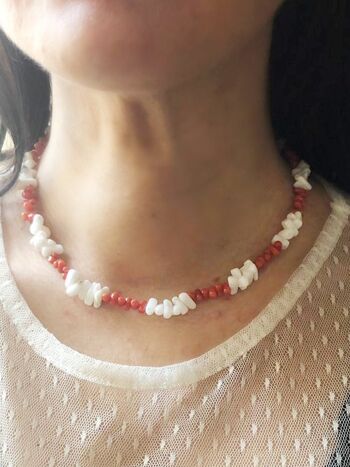 Collier Coquillage & Corail Mediterraneo 2