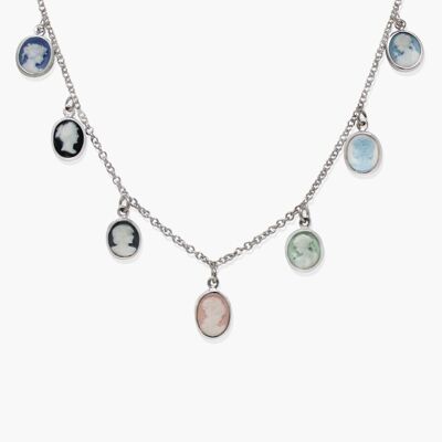 Mini Cameo Multicolor Necklace