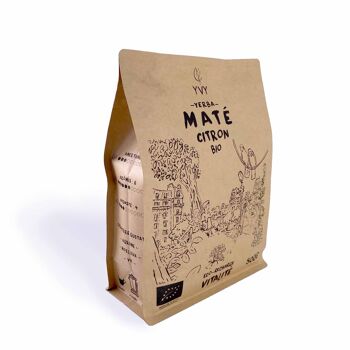 Maté Citron Bio - Eco recharge Vrac 500g 3