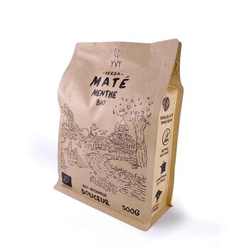 Maté Menthe Bio - Eco recharge Vrac 500g 5