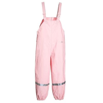 Pantalones de barro Peto de lluvia Buddel pantalones sostenibles - rosa