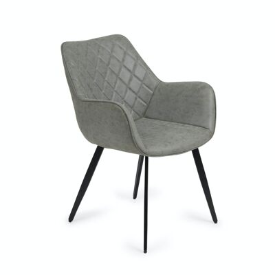 Vegan Chair Genua - Grey