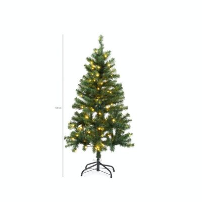 Christmas Tree with lights 120cm