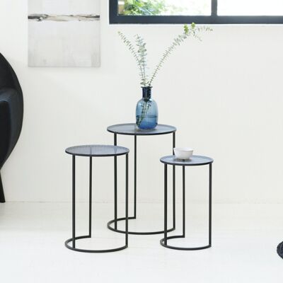 Set of 3 side tables – Viggo