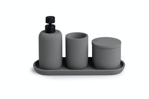 Luxury soap set Grey - Set/4