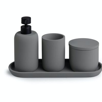 Luxury soap set Grey - Set/4