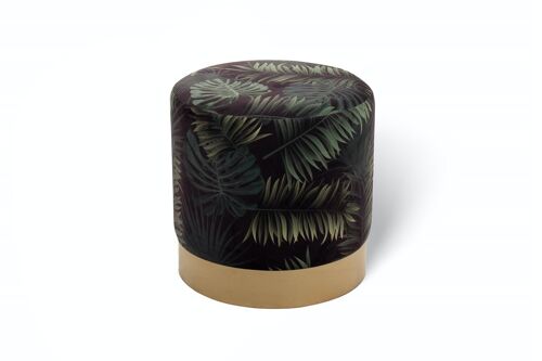 Pouf Beau - Palm leaf