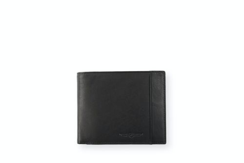 Leather wallet Black