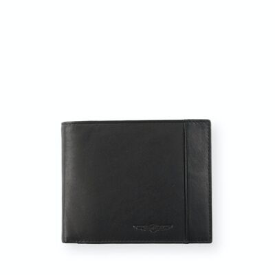 Leather wallet Black