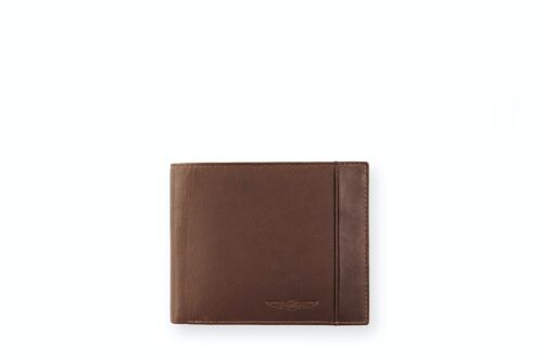 Leather wallet Brown