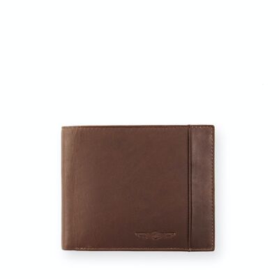 Leather wallet Brown