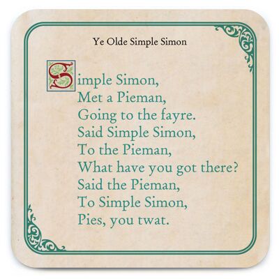 Simple Simon Coaster