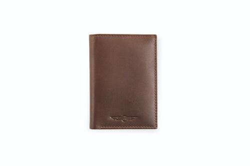 Creditcard wallet brown