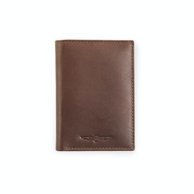 Creditcard wallet brown