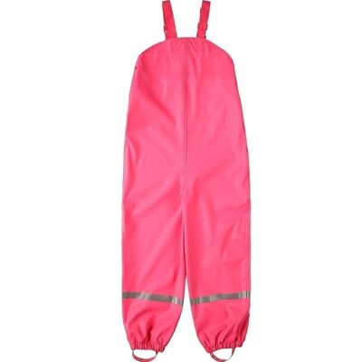 Pantalones de barro Peto de lluvia Buddel pantalones sostenibles - rosa