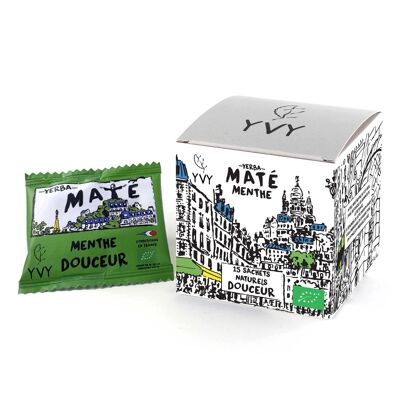 Organic Mint Mate Tea - 15 natural bags