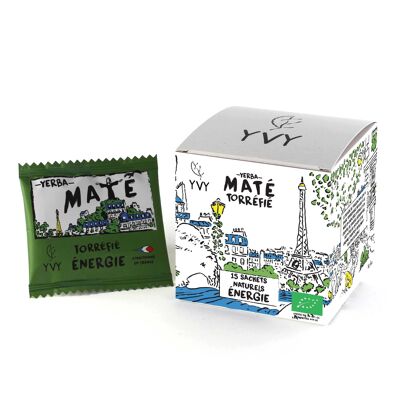 Gerösteter Bio-Mate-Tee – 15 natürliche Beutel