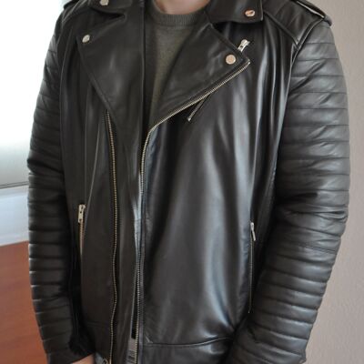 Veste lourde en cuir pour homme CAPSULA