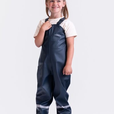 Pantaloni fango Salopette antipioggia Pantaloni Buddel sostenibili - blu scuro