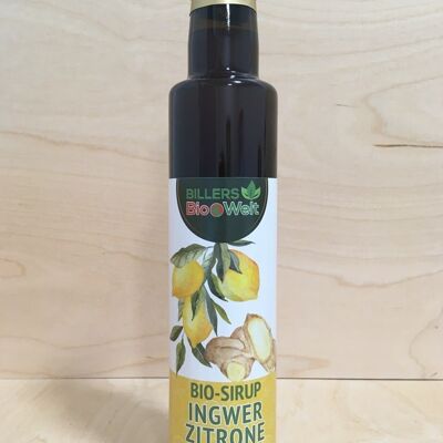 Billers ORGANIC ginger-lemon syrup 250 ml