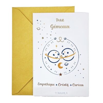 Gemini Little Decorative Greeting Card