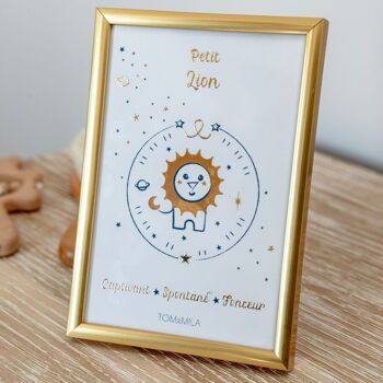 Carte de voeux décorative Petit Lion 4