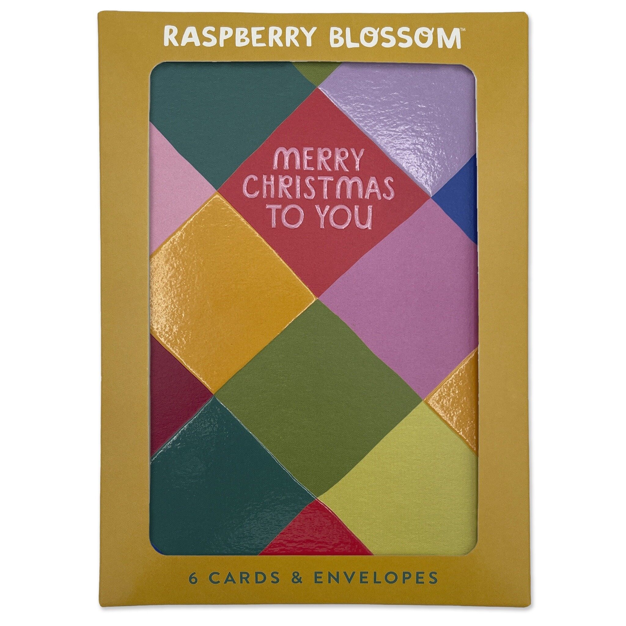 'Merry Christmas to you & Merry Christmas' card set