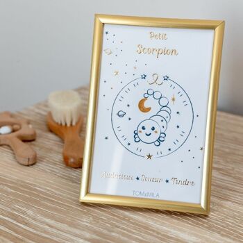 Carte de voeux décorative Petit Scorpion 2