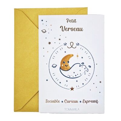 Tarjeta de felicitación decorativa Pequeño Acuario