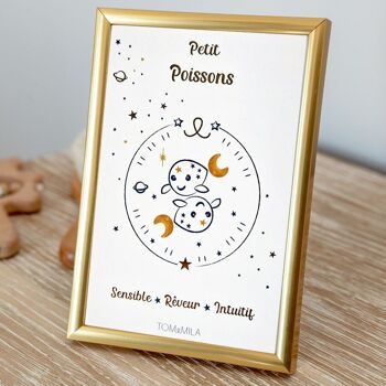 Carte de voeux décorative Petit Poissons 5