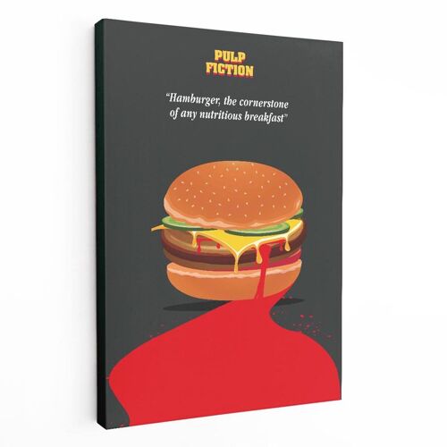 Lienzo Jules Burger de Pulp Fiction