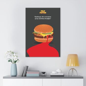 Lienzo Jules Burger de Pulp Fiction 3