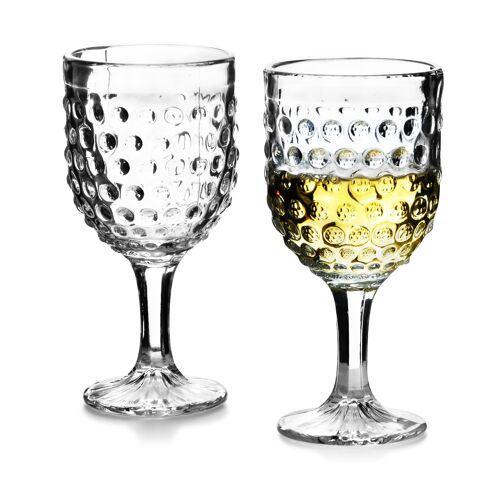 Elise Dots Set of 6 glasses 280ml 7.5xh15cm