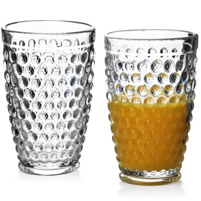 Elise Dots Set of 6 glasses 380ml 7.8xh12.5cm