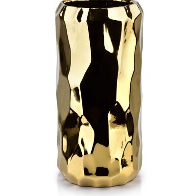 BABETTE GOLD VASE 13xh26cm