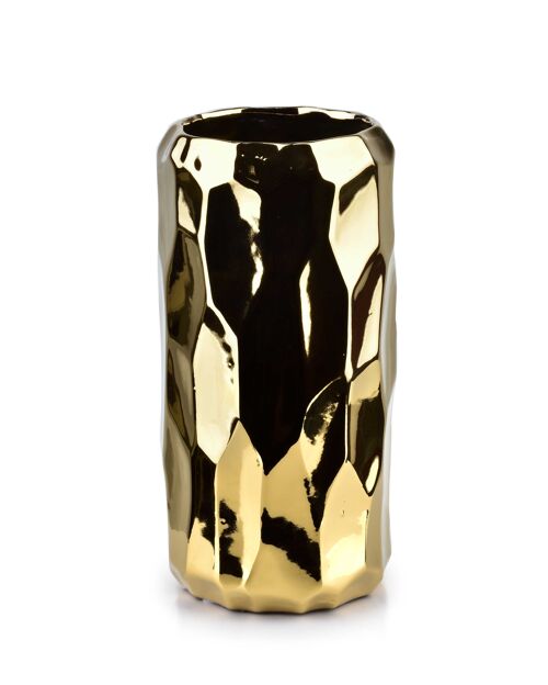 BABETTE GOLD VASE 11xh22cm