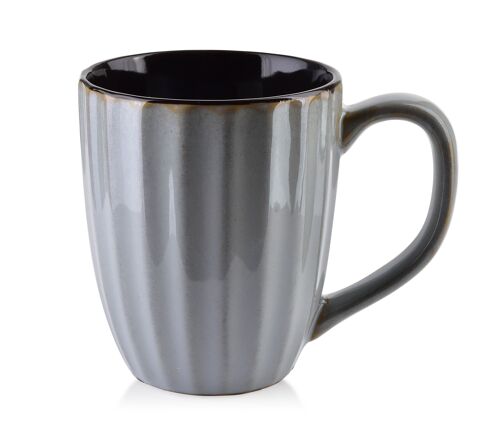 EVIE GRAY Mug 400ml 9x13xh10.5cm